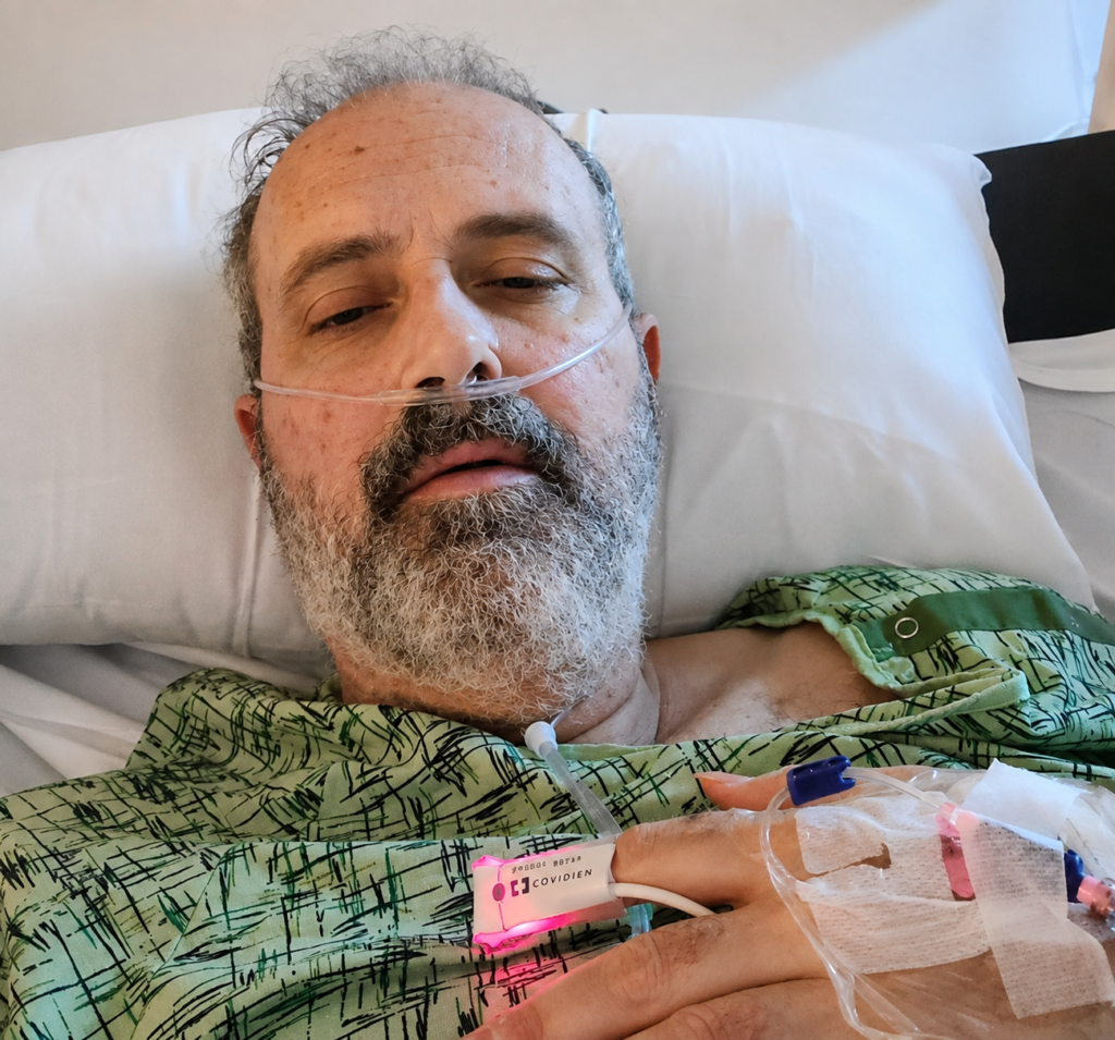 RICK AT ST. JOHNS HOSPITAL DURING COVID