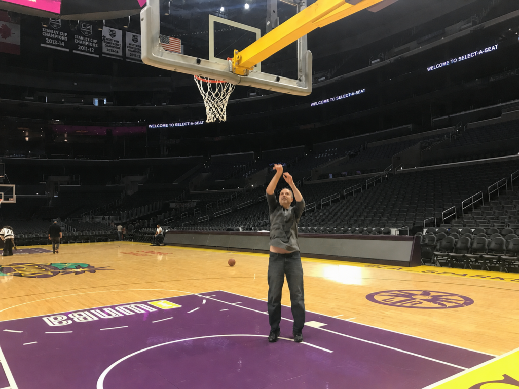 RICK PLAYING BASKETBALL